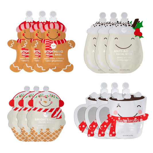 Holiday Treats Christmas Assorted Skincare Masks