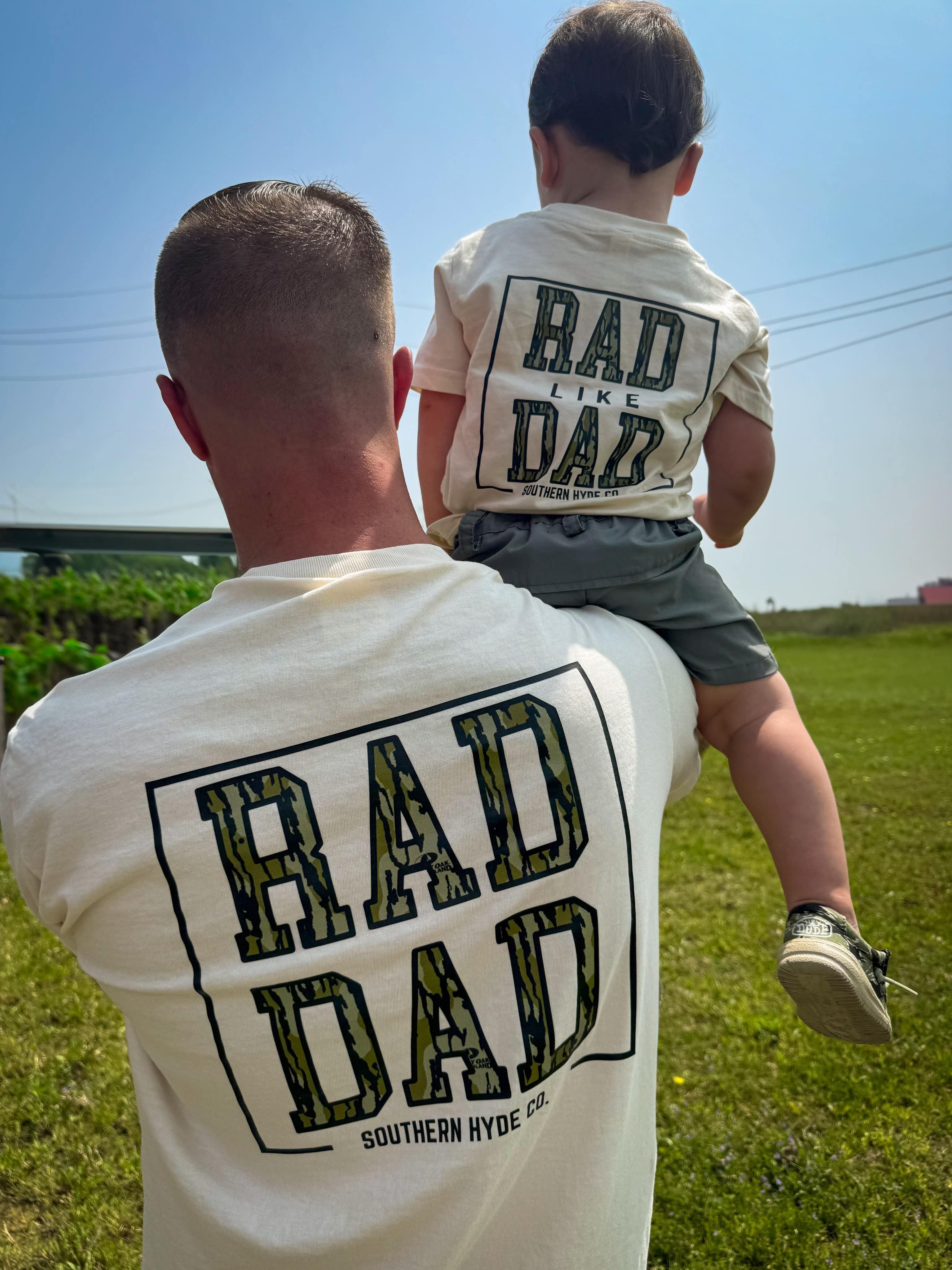 RAD LIKE DAD CAMO YOUTH TEE