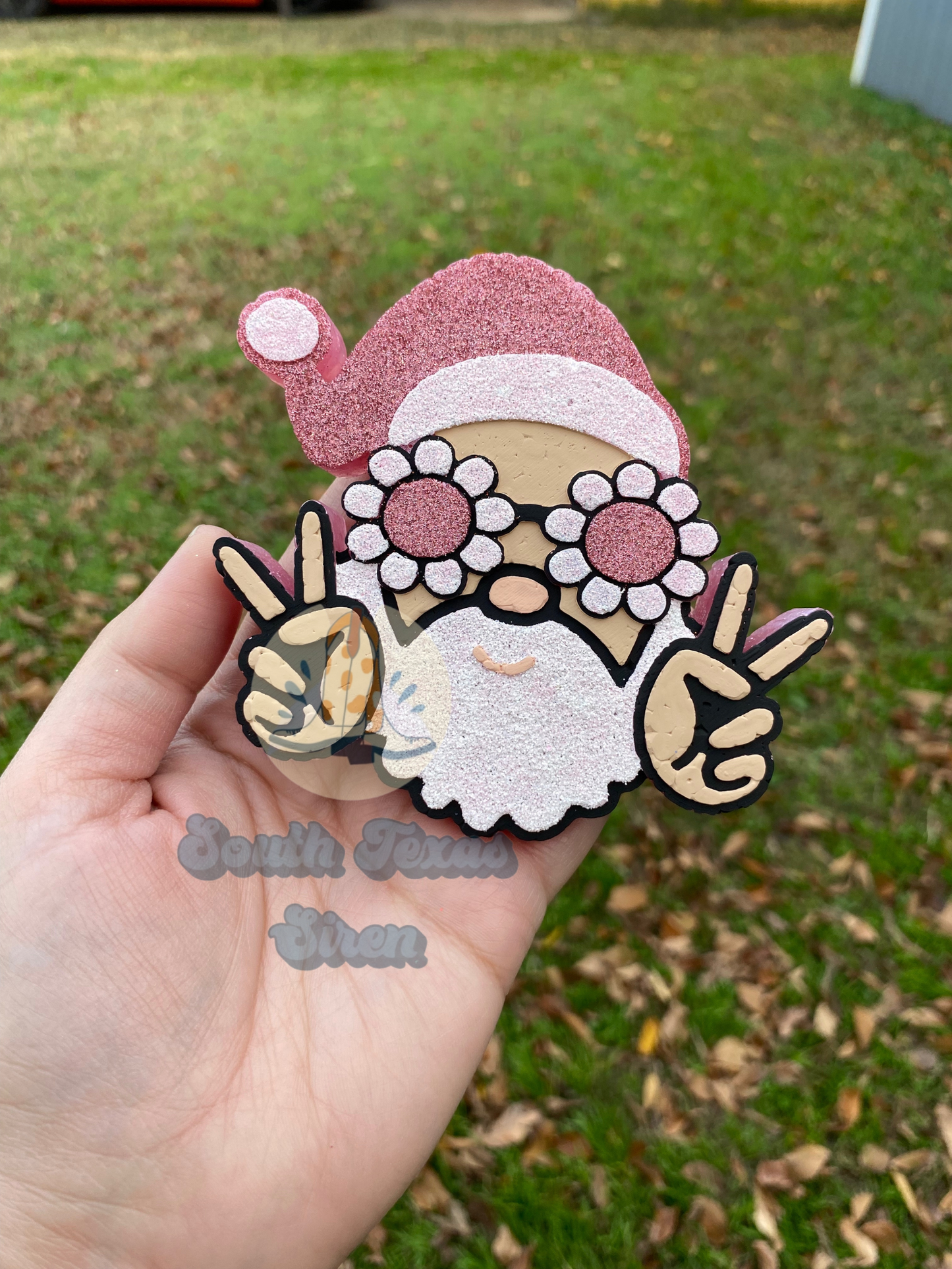 Groovy Santa Air Freshener: Christmas Snack Cake / Without Glitter