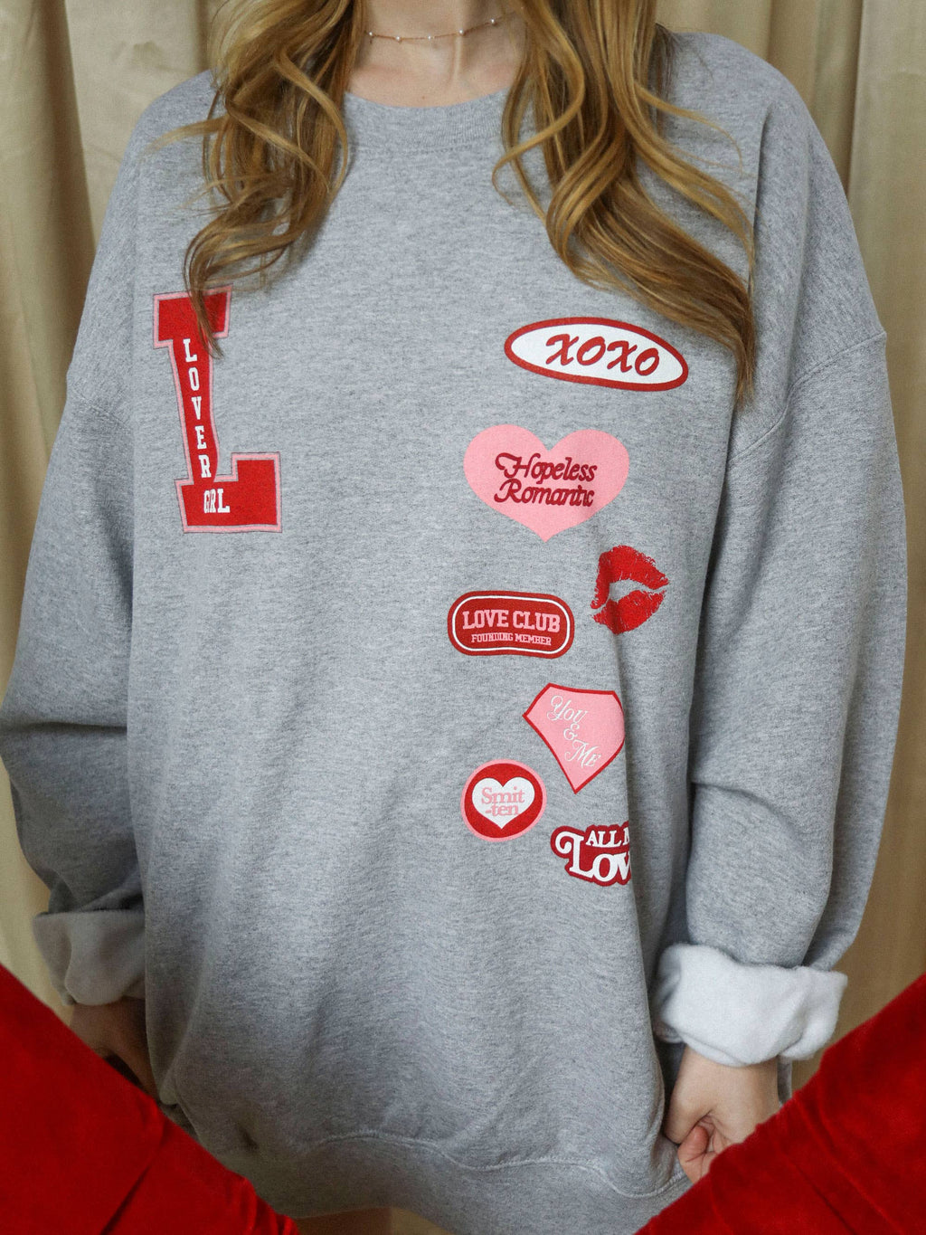 F+S: LOVER GIRL PATCHES SWEATSHIRT