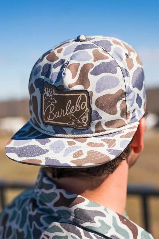 Buck And Duck - Classic Deer Camo Hat - Burlebo