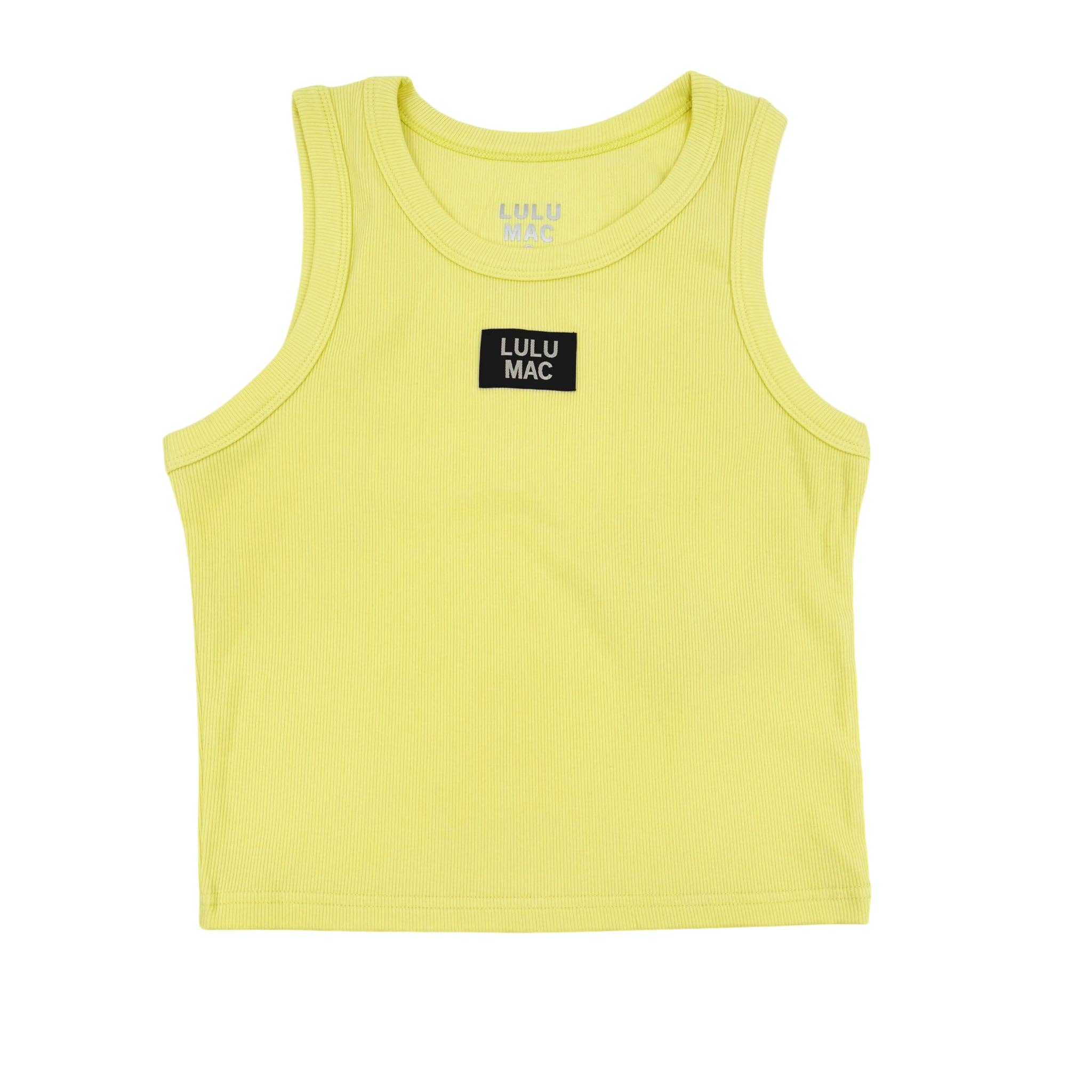 LULU MAC OG TANK- NEON YELLOW