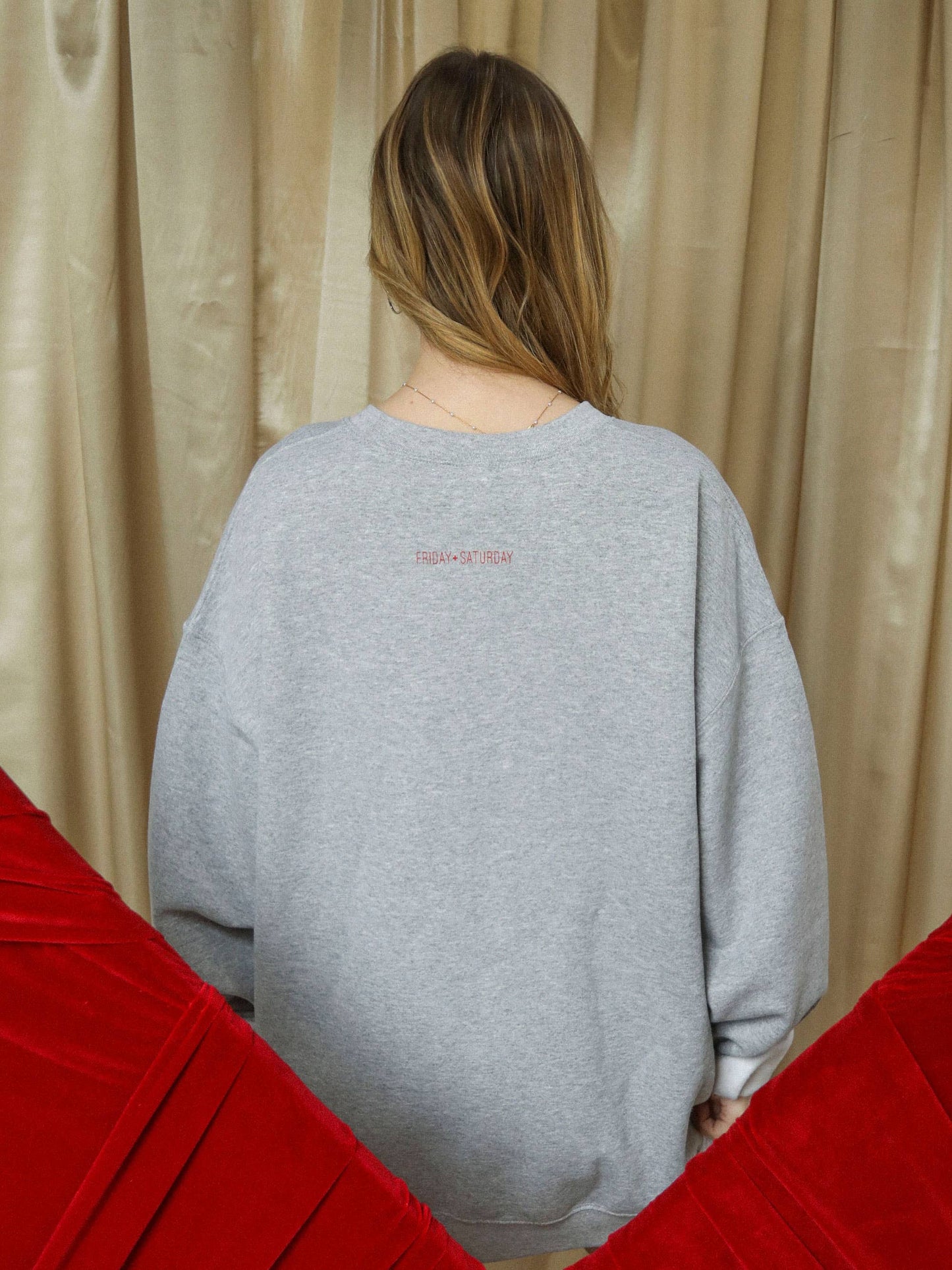 F+S: LOVER GIRL PATCHES SWEATSHIRT: S