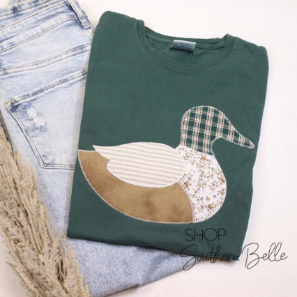 Duck Mallard Cottage Core Short Sleeve Tee