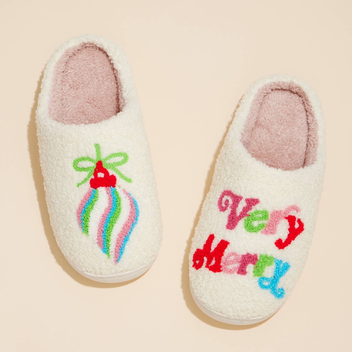 Very Merry Christmas Home Slippers