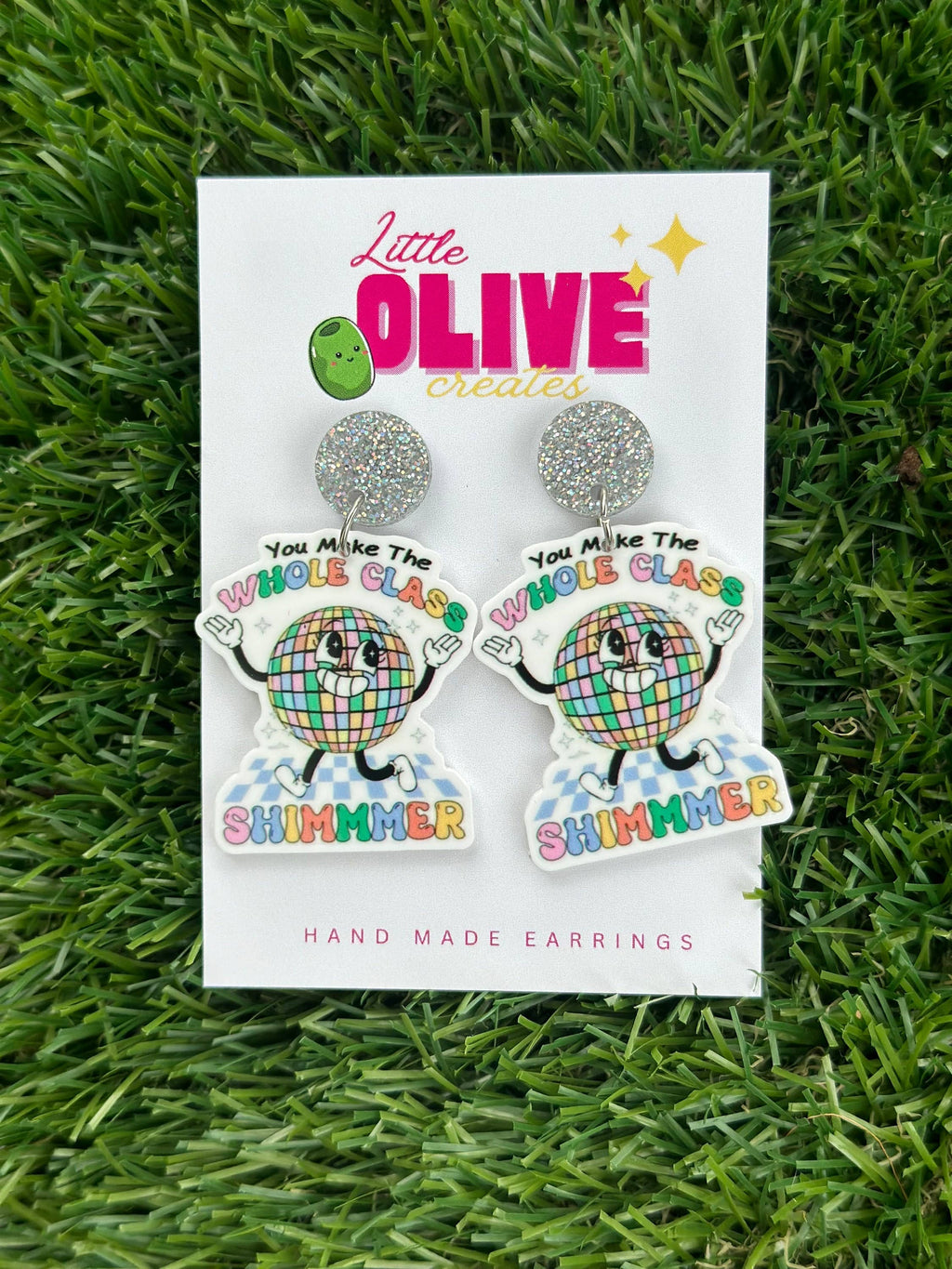 You make the whole class shimmer Earrings: Taylor Swift Inspired