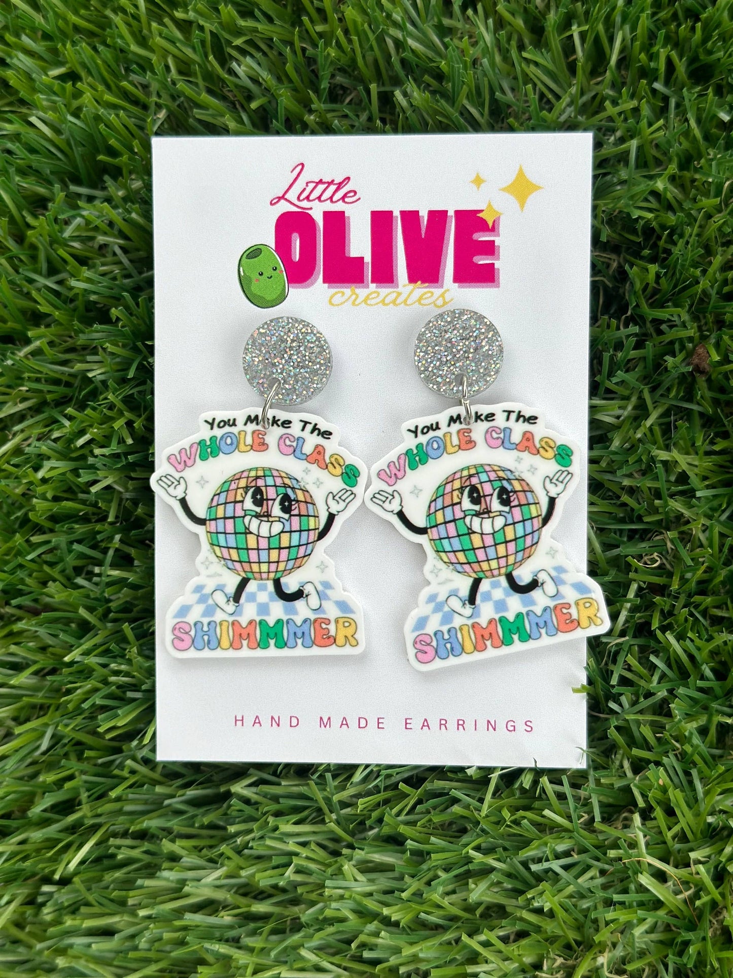 You make the whole class shimmer Earrings: Taylor Swift Inspired