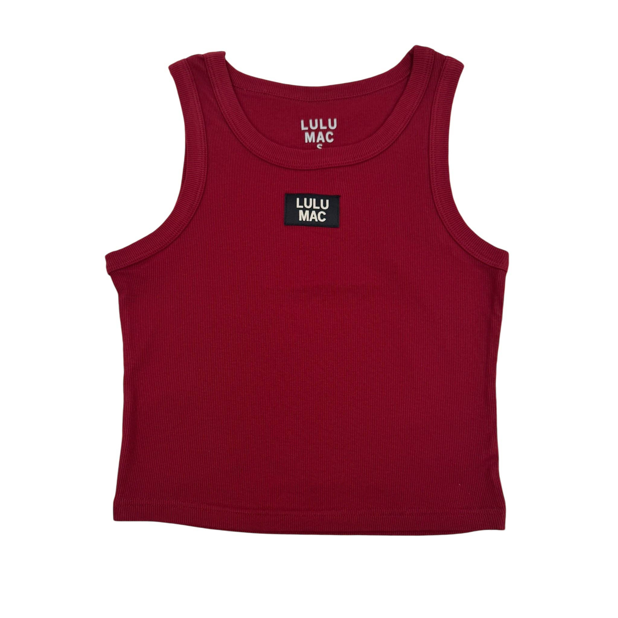 LULU MAC OG TANK- MAROON