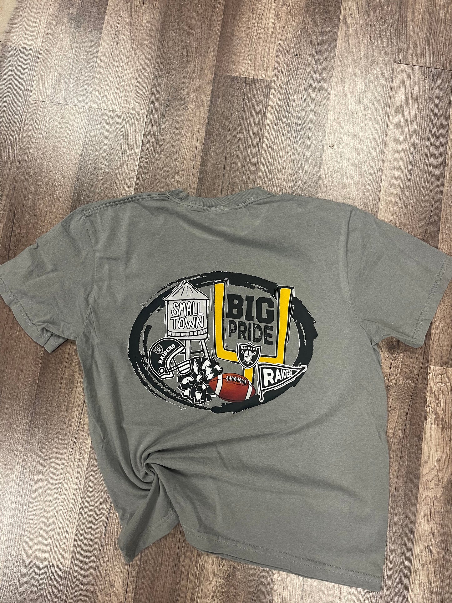 Raiders Small Town Big Pride cc tee