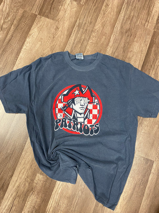 Paulding County Patriots Preppy Mascot cc tee