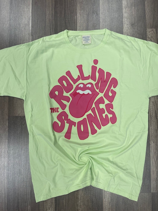 The Rolling Stones neon Tee