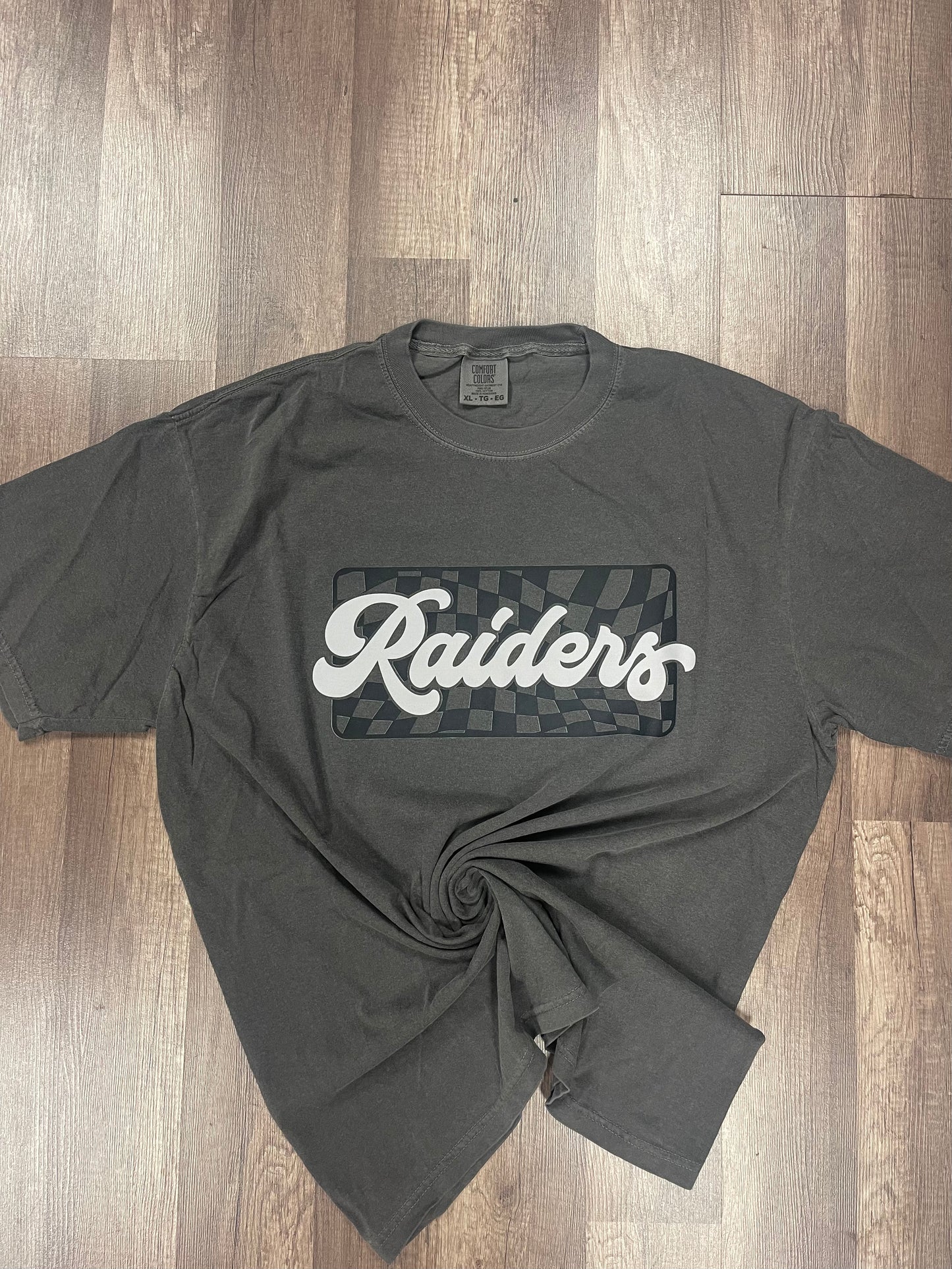 Raiders Wavy Checkered cc tee