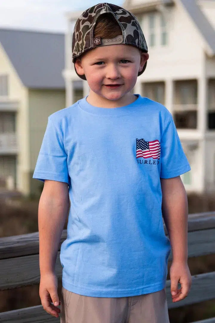 Youth Tee - America Knows How To Party - Burlebo