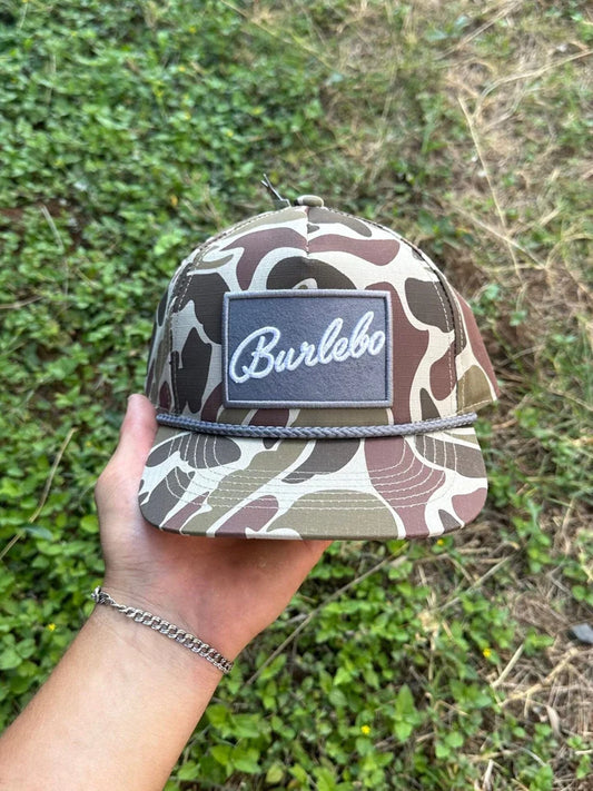 Youth - BURLEBO Grey Patch - Camo Hat