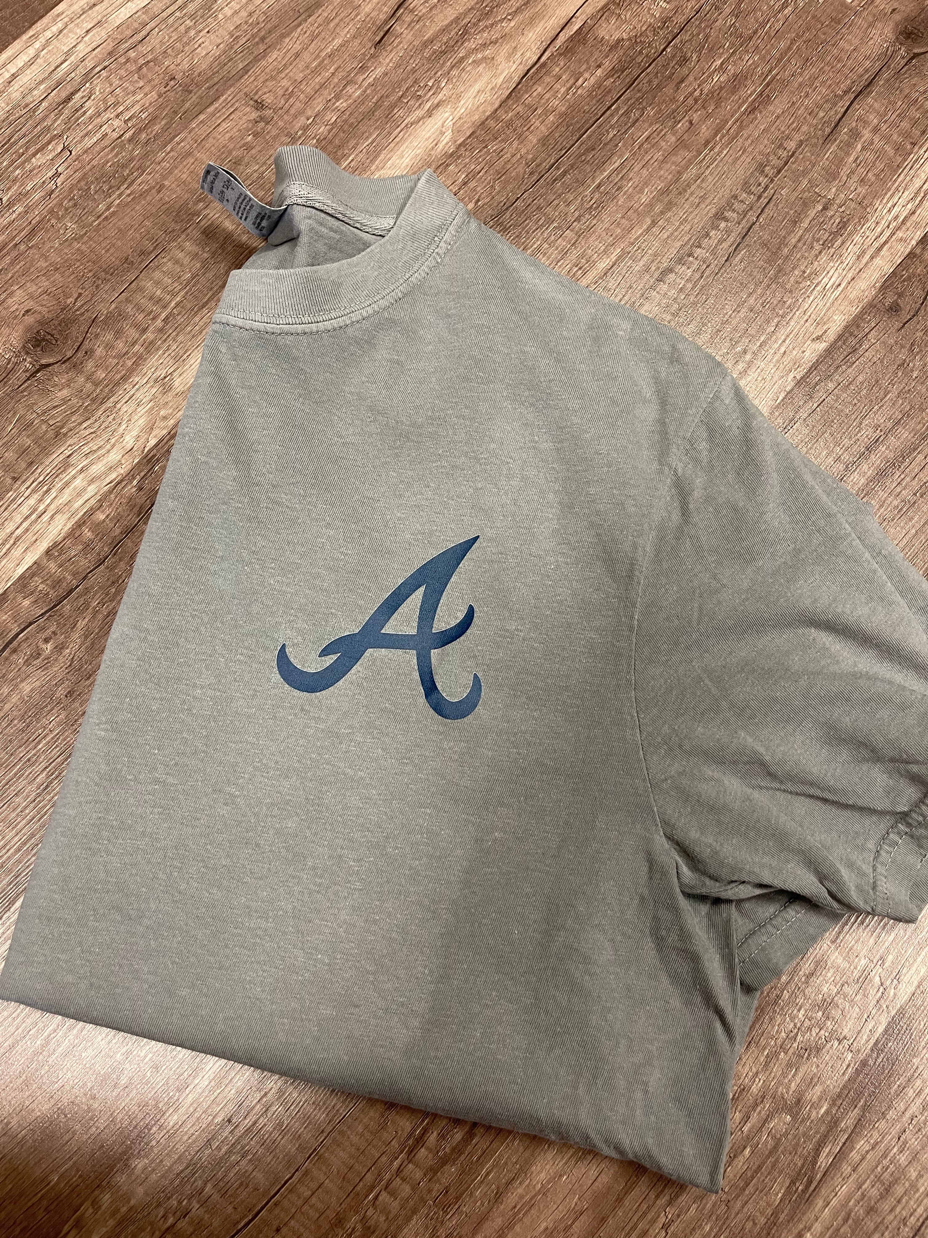 Braves FRONT ONLY sequin comfort color