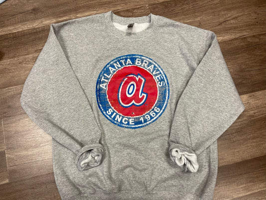 Atlanta Braves Retro Circle Sweatshirt