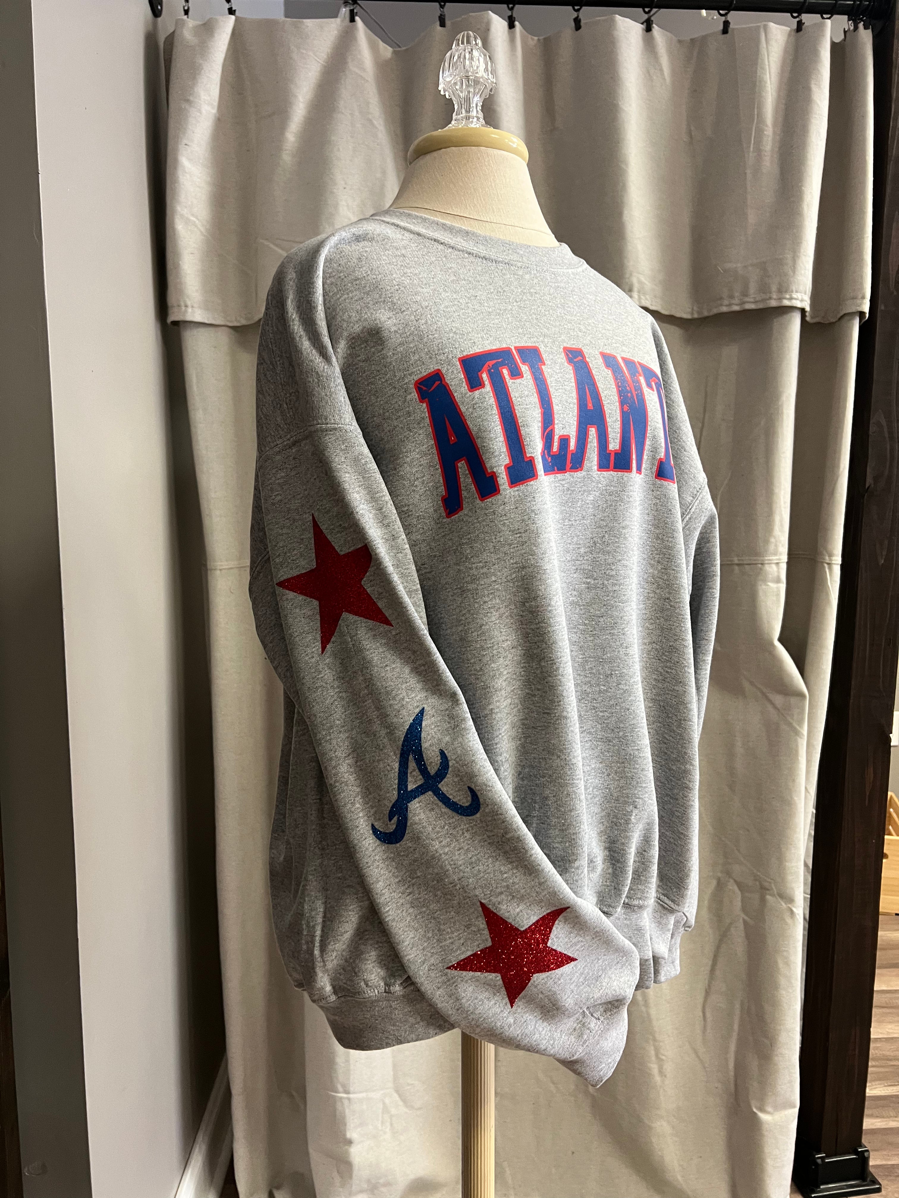 atlanta braves sweatshirt vintage