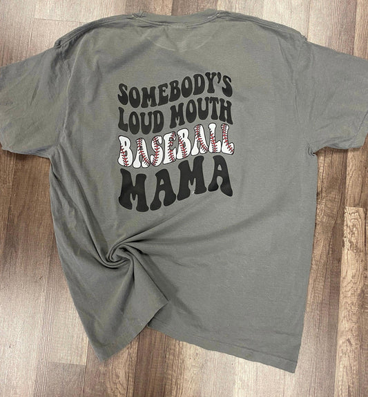 Somebody’s loud mouth baseball mama