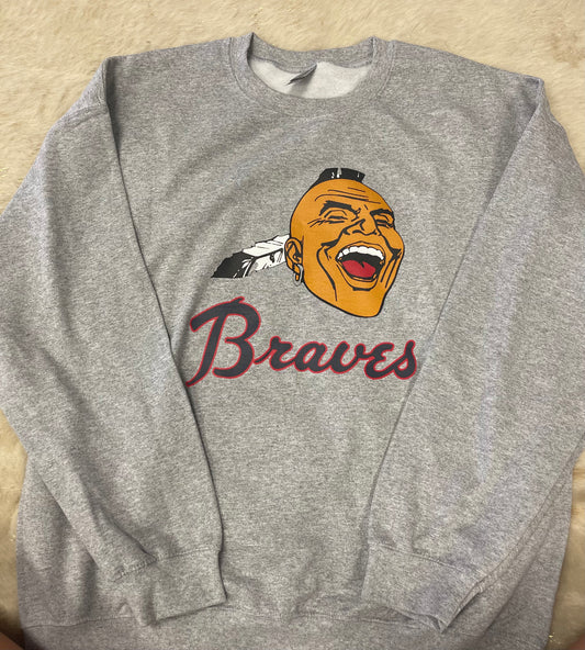 Braves Old School Chief Sweatshirt