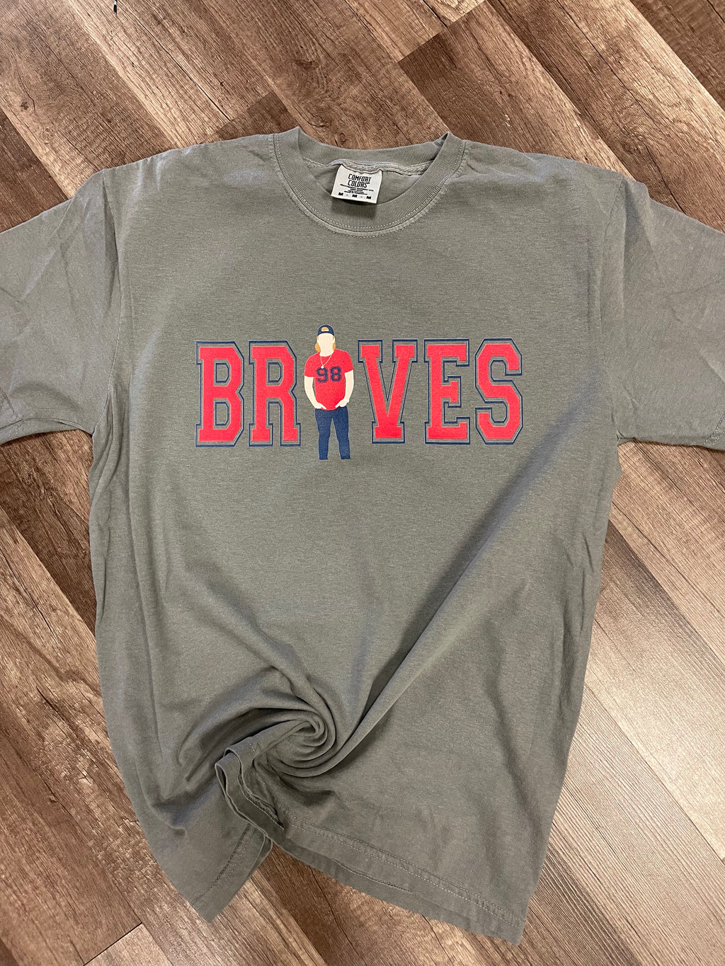Braves Glitter Sleeve Sweatshirt – Downtown Southern Outfitters