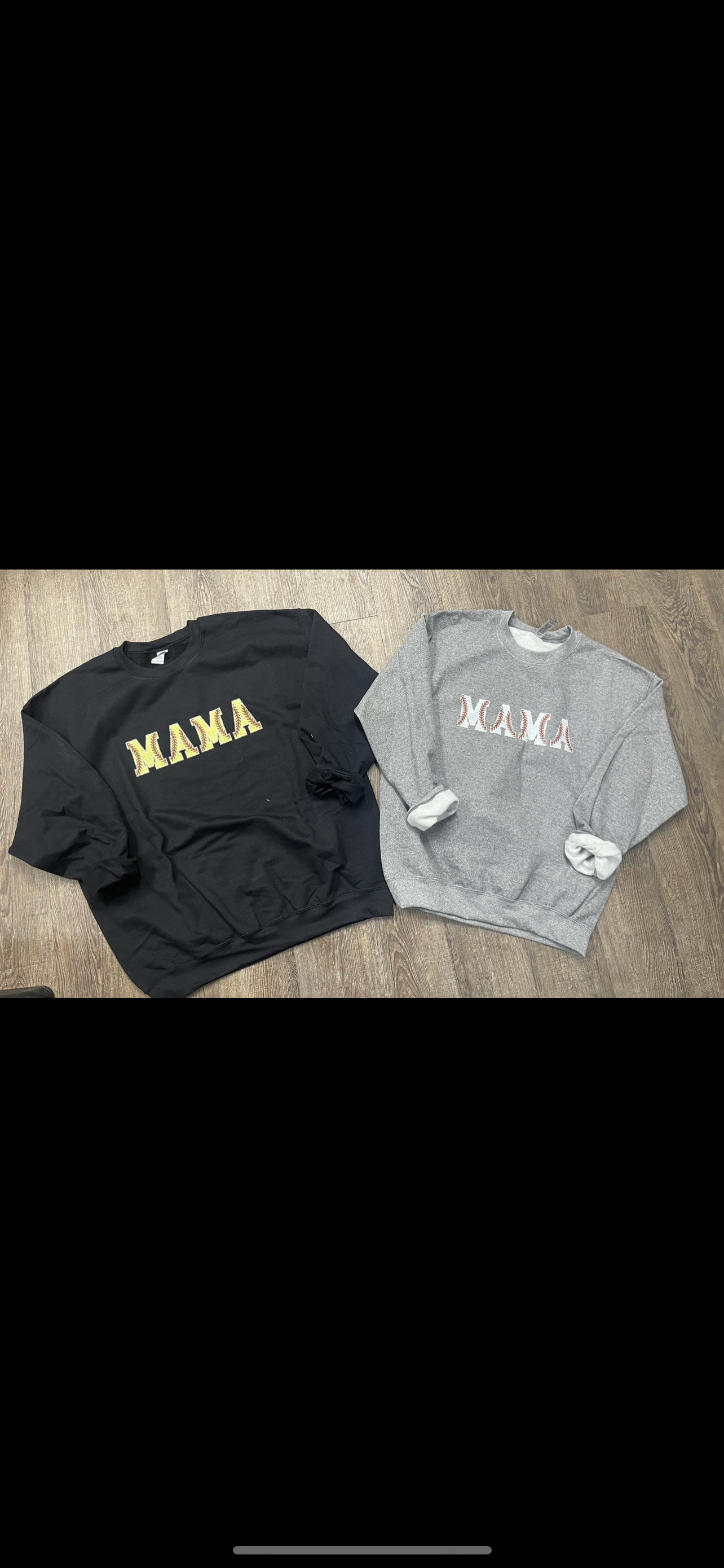 MAMA softball/Baseball sweatshirts