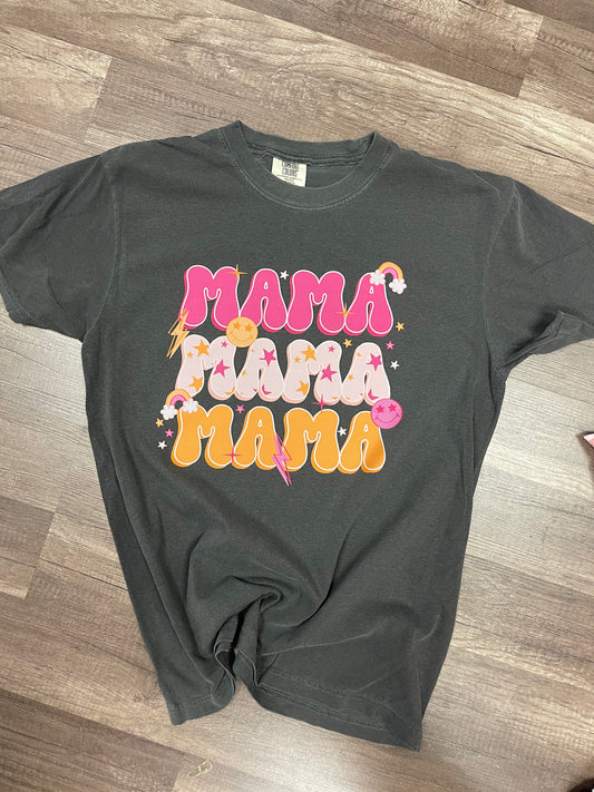 MAMA retro groovy cc tee